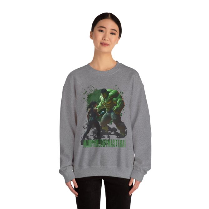 Battle Legends Tee: Hulk vs Tomb Raider Showdown Crewneck Sweatshirt - Image 32