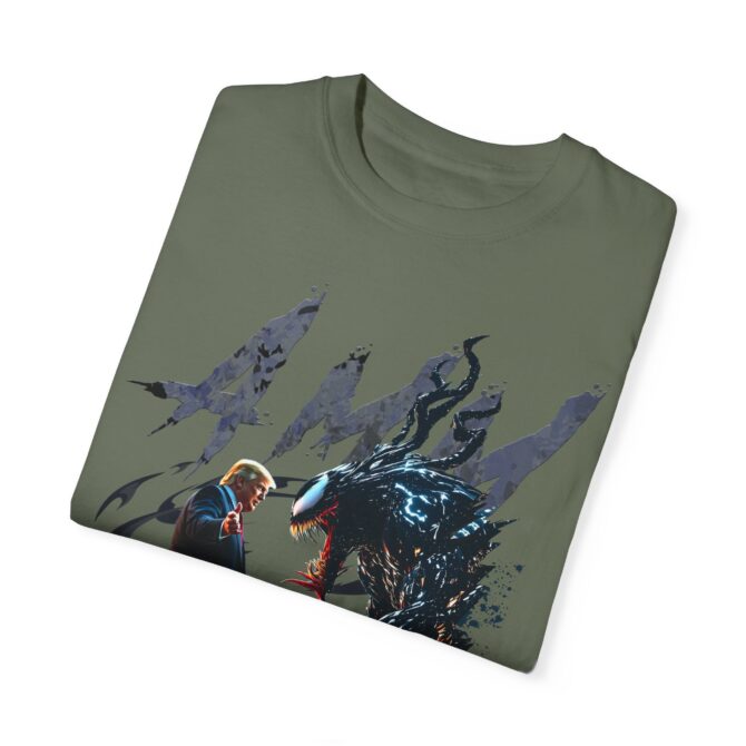 Venom vs Trump Tee: Battle of Power and Persuasion Unisex T-shirt - Image 40