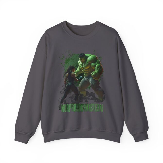 Battle Legends Tee: Hulk vs Tomb Raider Showdown Crewneck Sweatshirt - Image 37