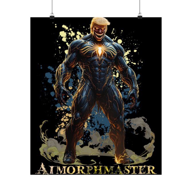 Venomous Trump Tee: Power, Chaos, and Charisma Combined Matte Vertical Posters - Image 63