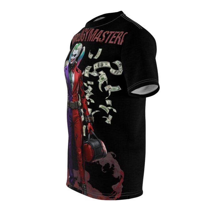 Criminal Chic Tee: Harley’s Bank Heist Unisex Cut & Sew Tee (AOP) - Image 4