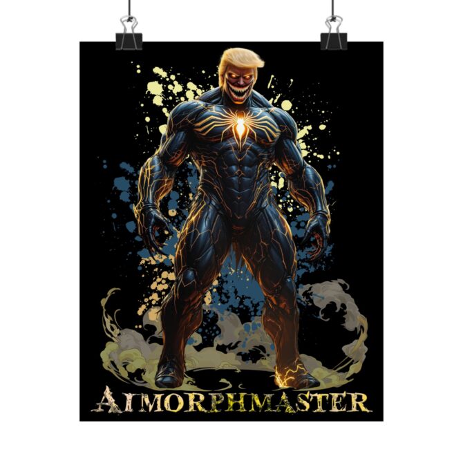 Venomous Trump Tee: Power, Chaos, and Charisma Combined Matte Vertical Posters - Image 6