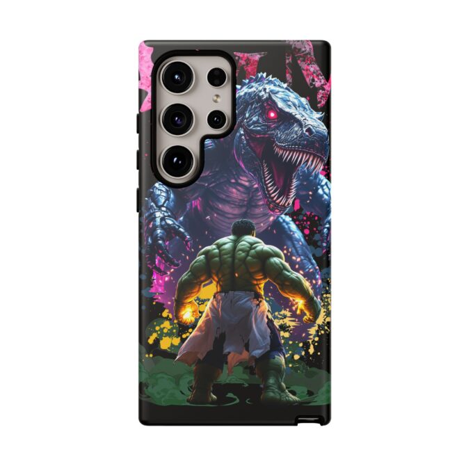 Clash of Titans Tee: Hulk vs T-Rex Showdown Tough Cases - Image 177