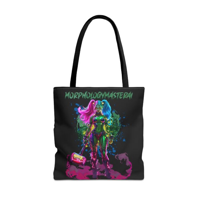 Rebel Queens Tee: She-Hulk x Harley Fusion Tote Bag (AOP) - Image 9