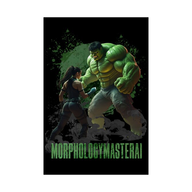 Battle Legends Tee: Hulk vs Tomb Raider Showdown Matte Vertical Posters - Image 112