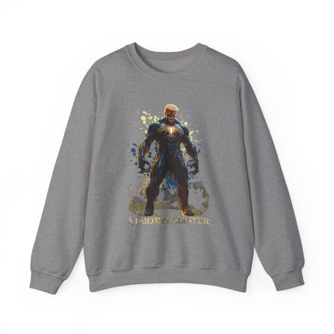 Venomous Trump Tee: Power, Chaos, and Charisma Combined Crewneck Sweatshirt - Image 26