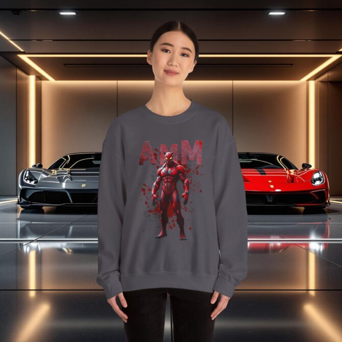 Red Venom Spider Tee: Fusion of Hero and Havoc Crewneck Sweatshirt - Image 42