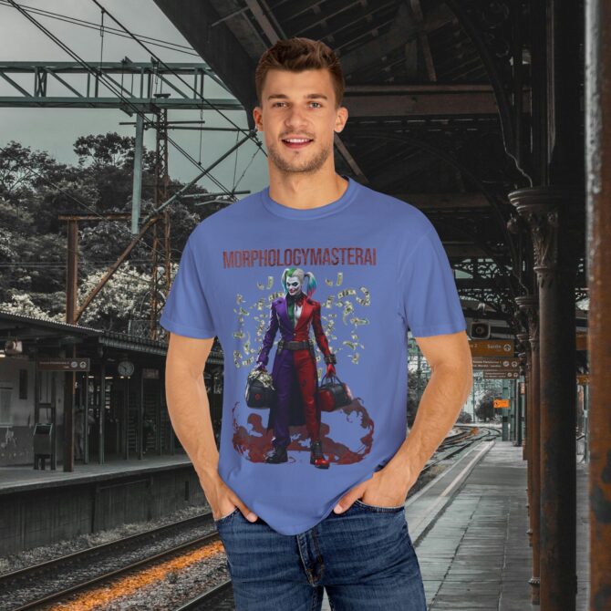 Criminal Chic Tee: Harley’s Bank Heist Unisex T-shirt - Image 45