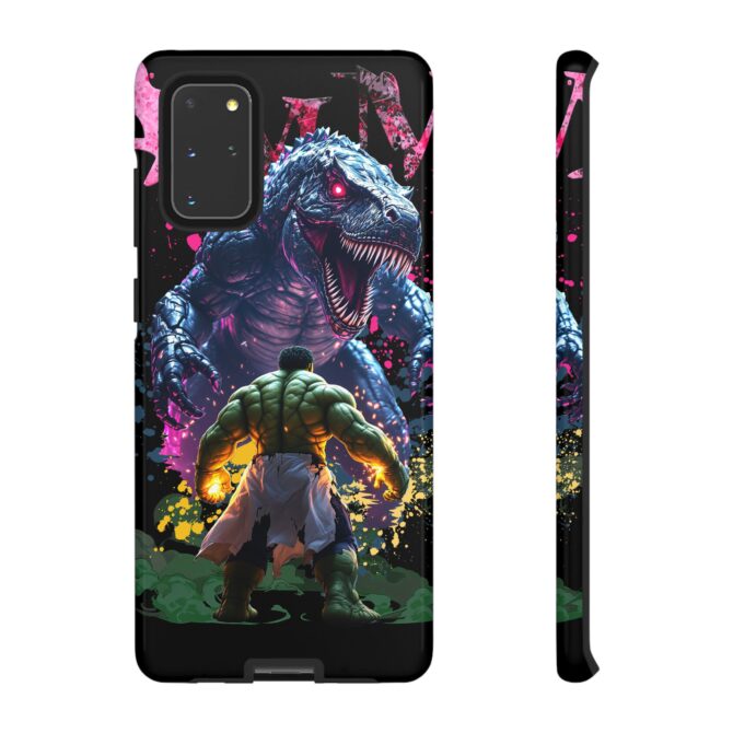 Clash of Titans Tee: Hulk vs T-Rex Showdown Tough Cases - Image 9