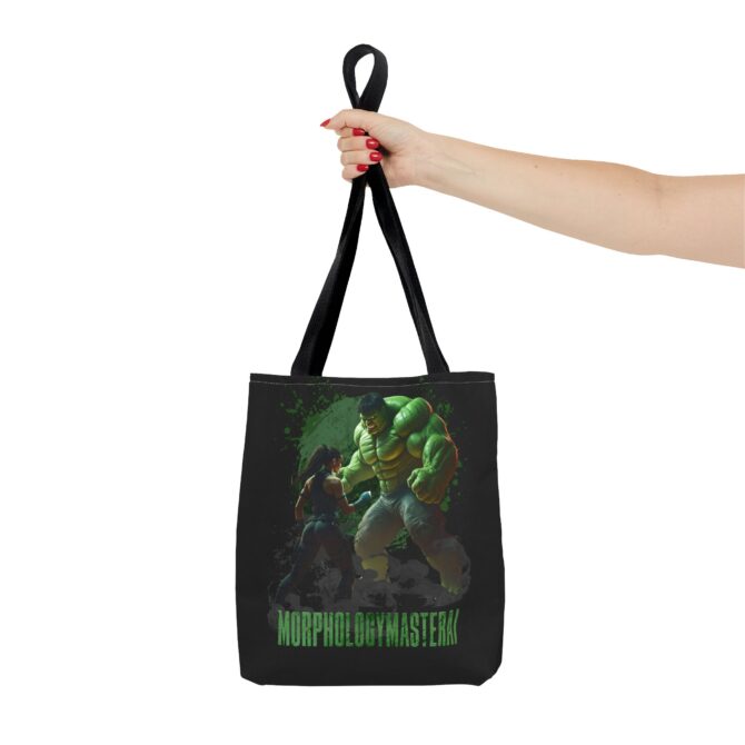 Battle Legends Tee: Hulk vs Tomb Raider Showdown Tote Bag (AOP) - Image 4