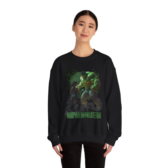 Battle Legends Tee: Hulk vs Tomb Raider Showdown Crewneck Sweatshirt - Image 12