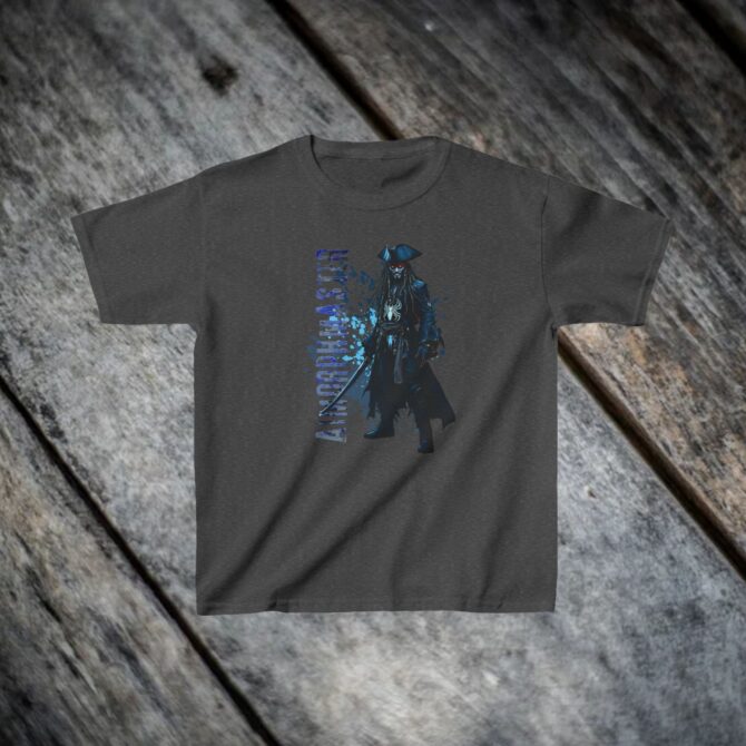 Venomous Pirate Tee: The Fusion of Chaos and Adventure Kids Heavy Cotton™ Tee - Image 9