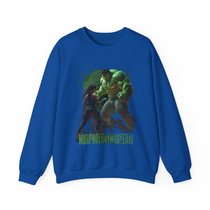 Battle Legends Tee: Hulk vs Tomb Raider Showdown Crewneck Sweatshirt - Image 41