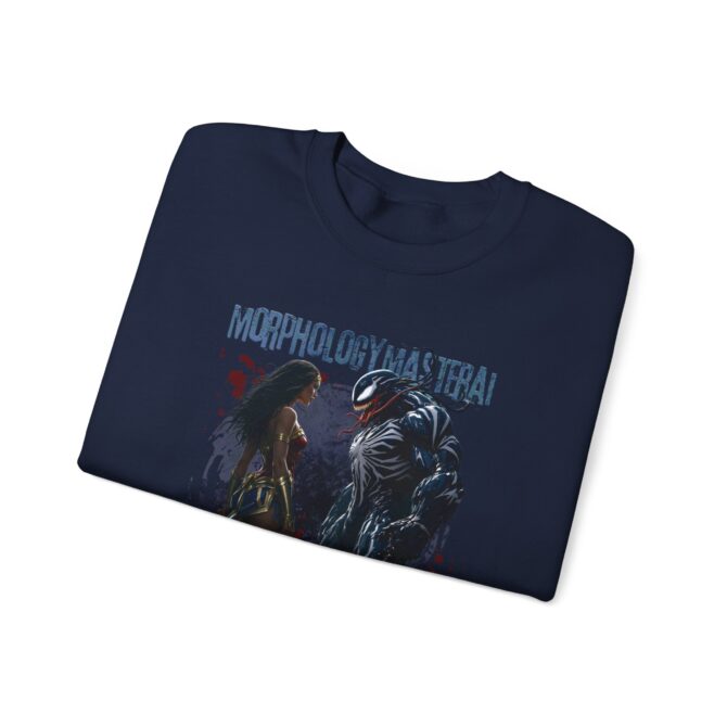Venom vs Wonder Tee: Clash of Power and Justice Crewneck Sweatshirt - Image 44