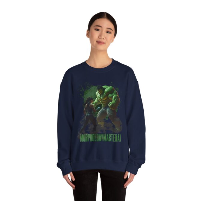 Battle Legends Tee: Hulk vs Tomb Raider Showdown Crewneck Sweatshirt - Image 48