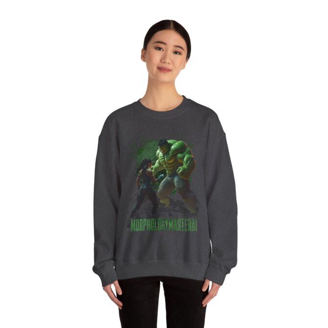 Battle Legends Tee: Hulk vs Tomb Raider Showdown Crewneck Sweatshirt - Image 36