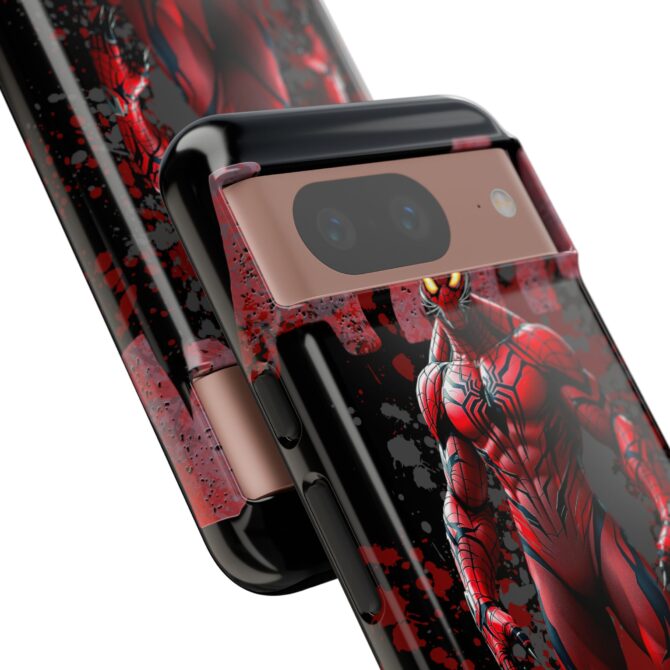 Red Venom Spider Tee: Fusion of Hero and Havoc Tough Cases - Image 190