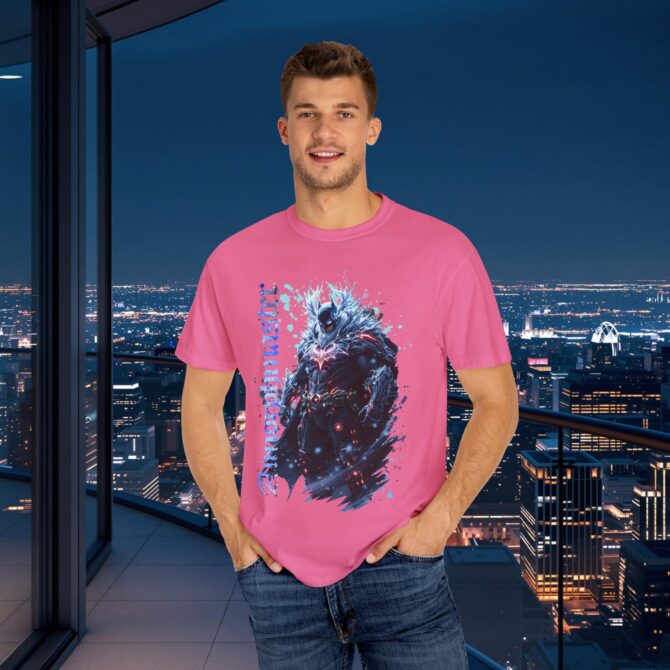 Frost Knight Tee: Batman’s Frozen Fury Unisex T-shirt - Image 61
