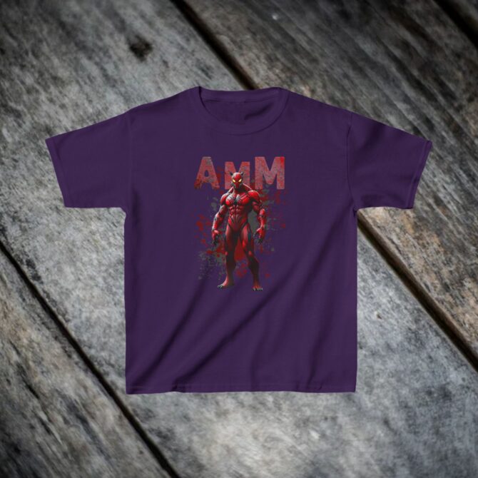 Red Venom Spider Tee: Fusion of Hero and Havoc Kids Heavy Cotton™ Tee - Image 19