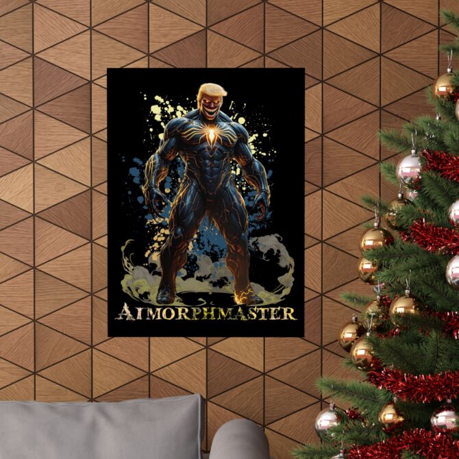 Venomous Trump Tee: Power, Chaos, and Charisma Combined Matte Vertical Posters - Image 82