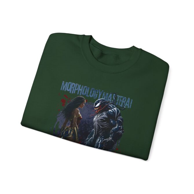 Venom vs Wonder Tee: Clash of Power and Justice Crewneck Sweatshirt - Image 24