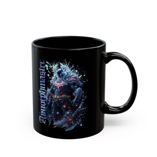 Frost Knight Tee: Batman’s Frozen Fury Black Mug (11oz, 15oz) - Image 4