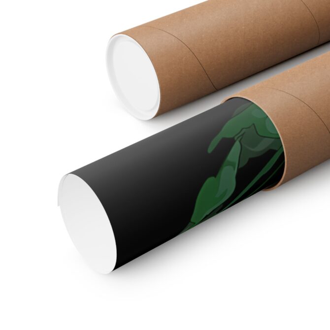 Clash of Titans Tee: Hulk vs T-Rex Showdown Matte Vertical Posters - Image 101