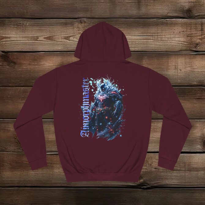 Frost Knight Tee: Batman’s Frozen Fury Unisex College Hoodie - Image 22